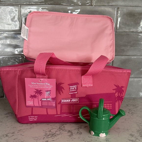 Trader Joe'S Handbags - NWT Pink Trader Joe’s Insulated Tote